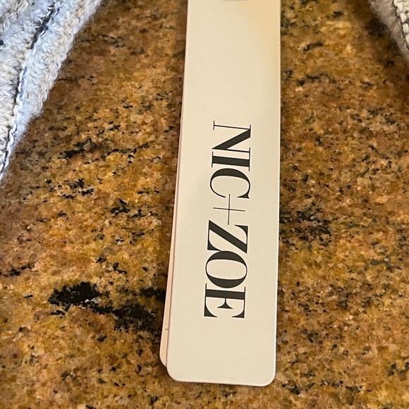 NEW! Nic+Zoe Honeycomb Grey & Black Button Cardigan Size XS NWT! - Picture 12 of 12